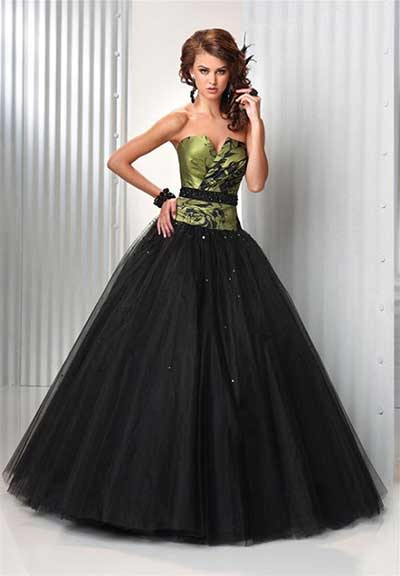 vestido longo rodado preto