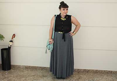 saia e blusa para casamento