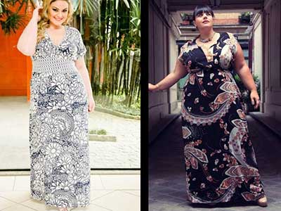 modelos gg fotos de vestidos longos plus size