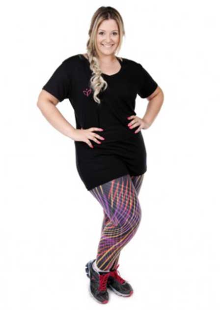 Moda Fitness camisa preta